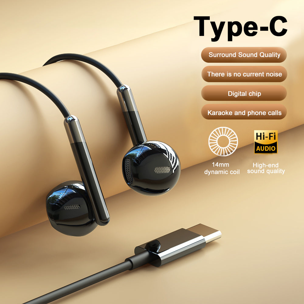 Samsung Wired Headphones, HiFi Surround Sound Noise Reduction, Type C 3.5mm Music Wired Earbuds, for 24 23 22 Ultra, Lightweight Tanglefree Wire, Highquality Audio, Immersive Sound Experience, Multimedia Audio