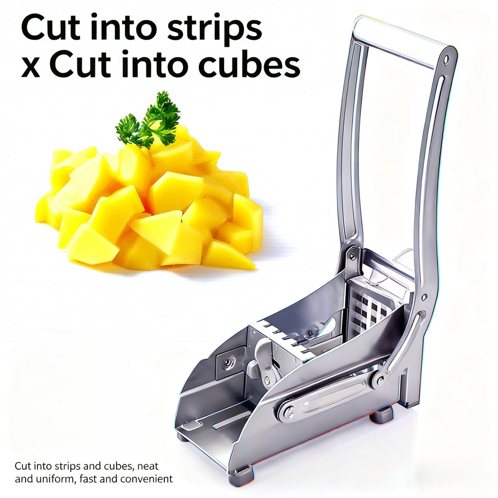 Heavy-Duty Manual Hand- Vegetable Slicer & Cutter with Interchangeable Blades