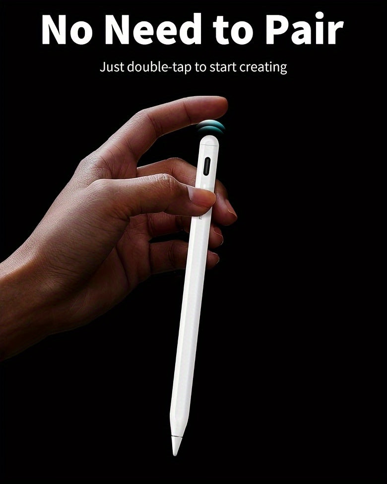 Compatible with iOS/Android, Microsoft Phones and Tablets - Fast Charging, High-Precision Sensitive Capacitive Stylus Pen for Apple Pencil. Works with iPad, iPhone, Samsung Galaxy, Kindle, and All Universal Touchscreen Device