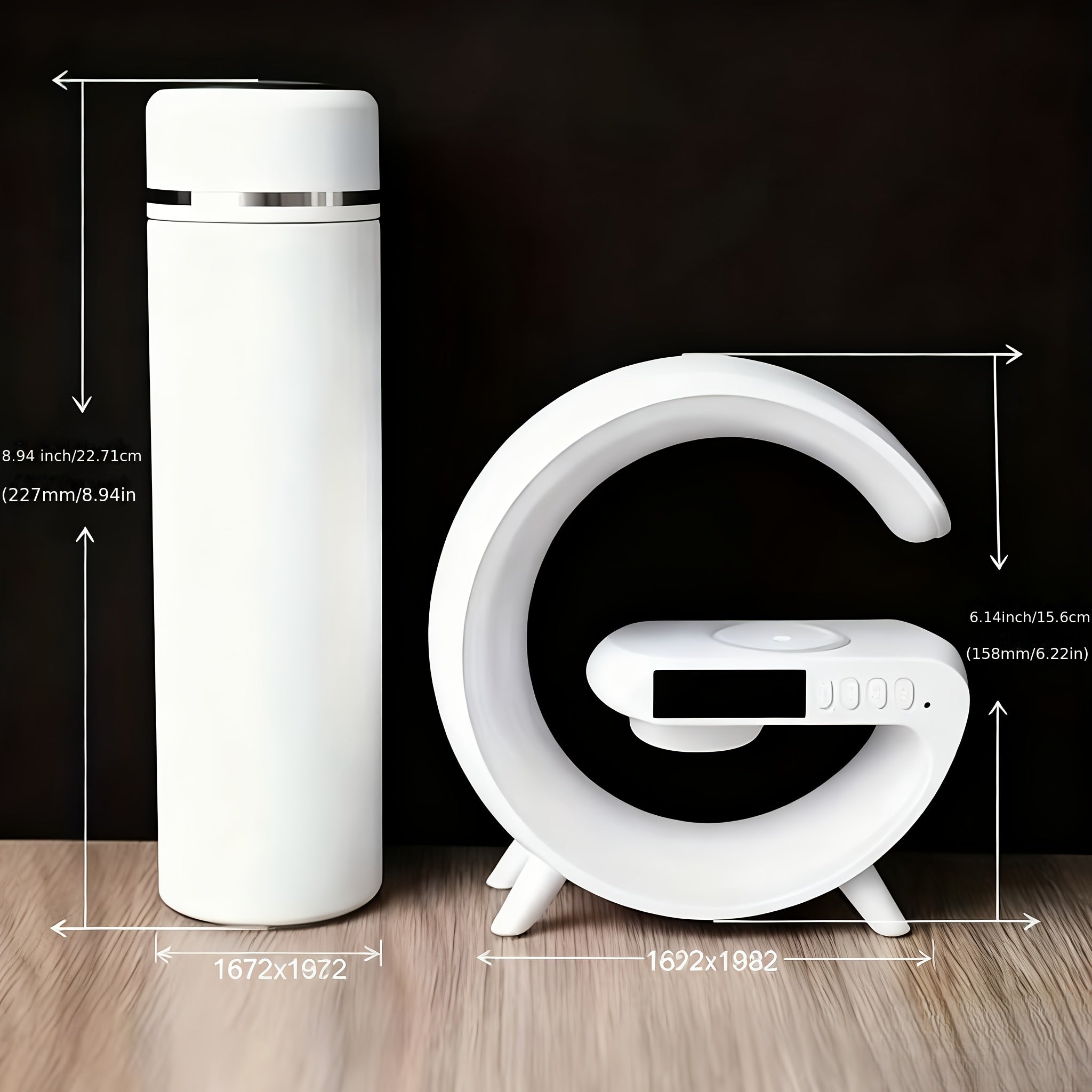 Wireless charging speaking, night light