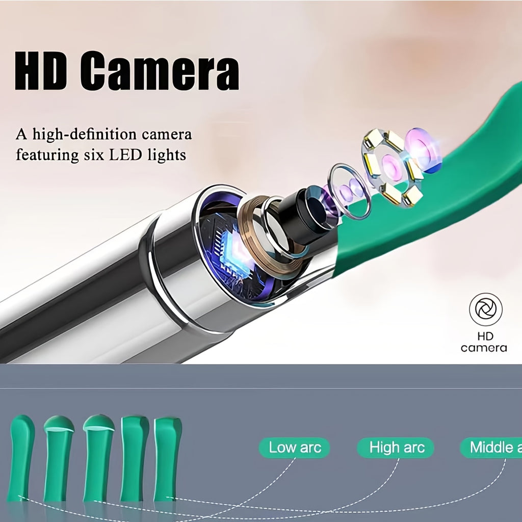 Smart Waterproof Ear Wax Removal Tool with Camera