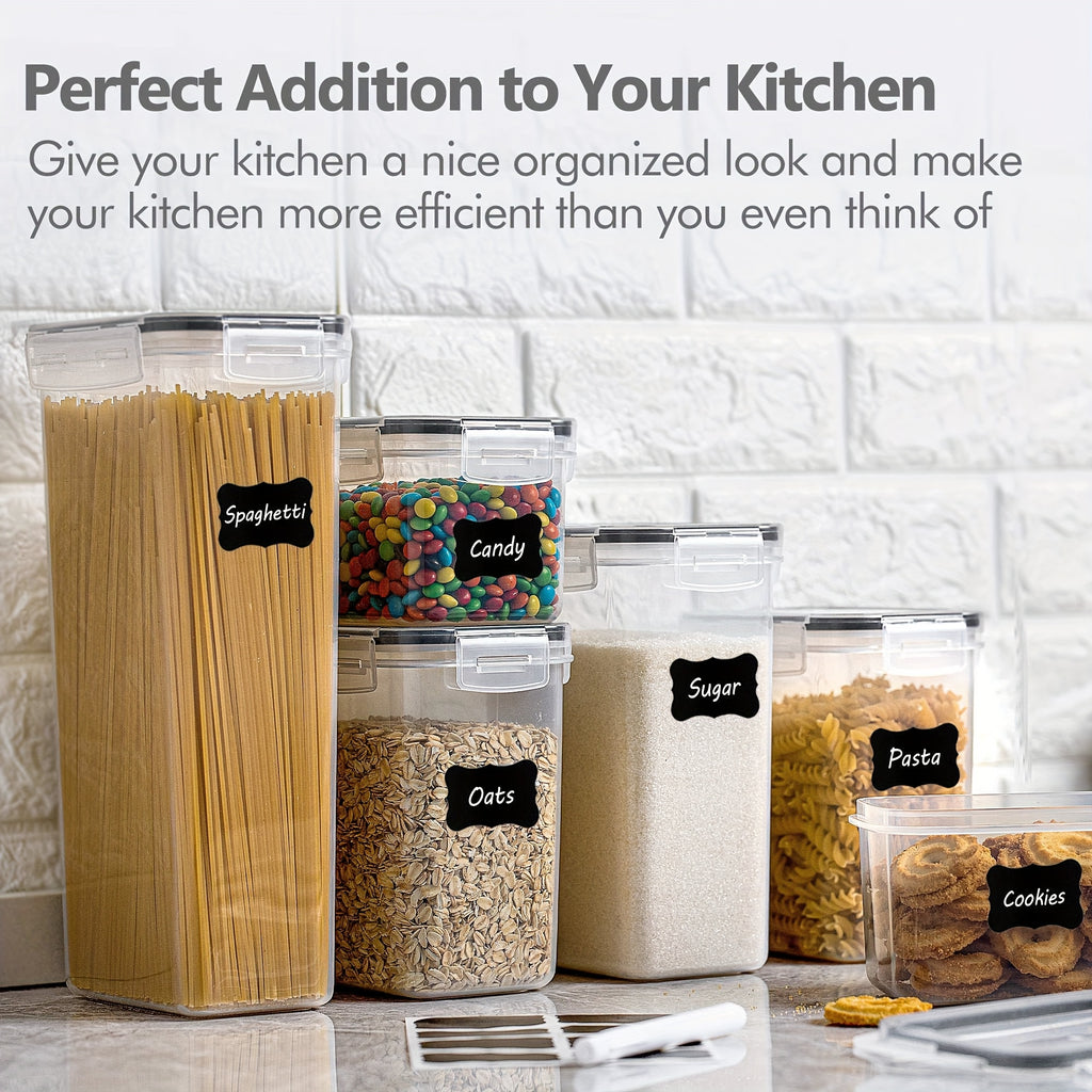 Airtight Food Storage Containers Set with Flip-Top Lids