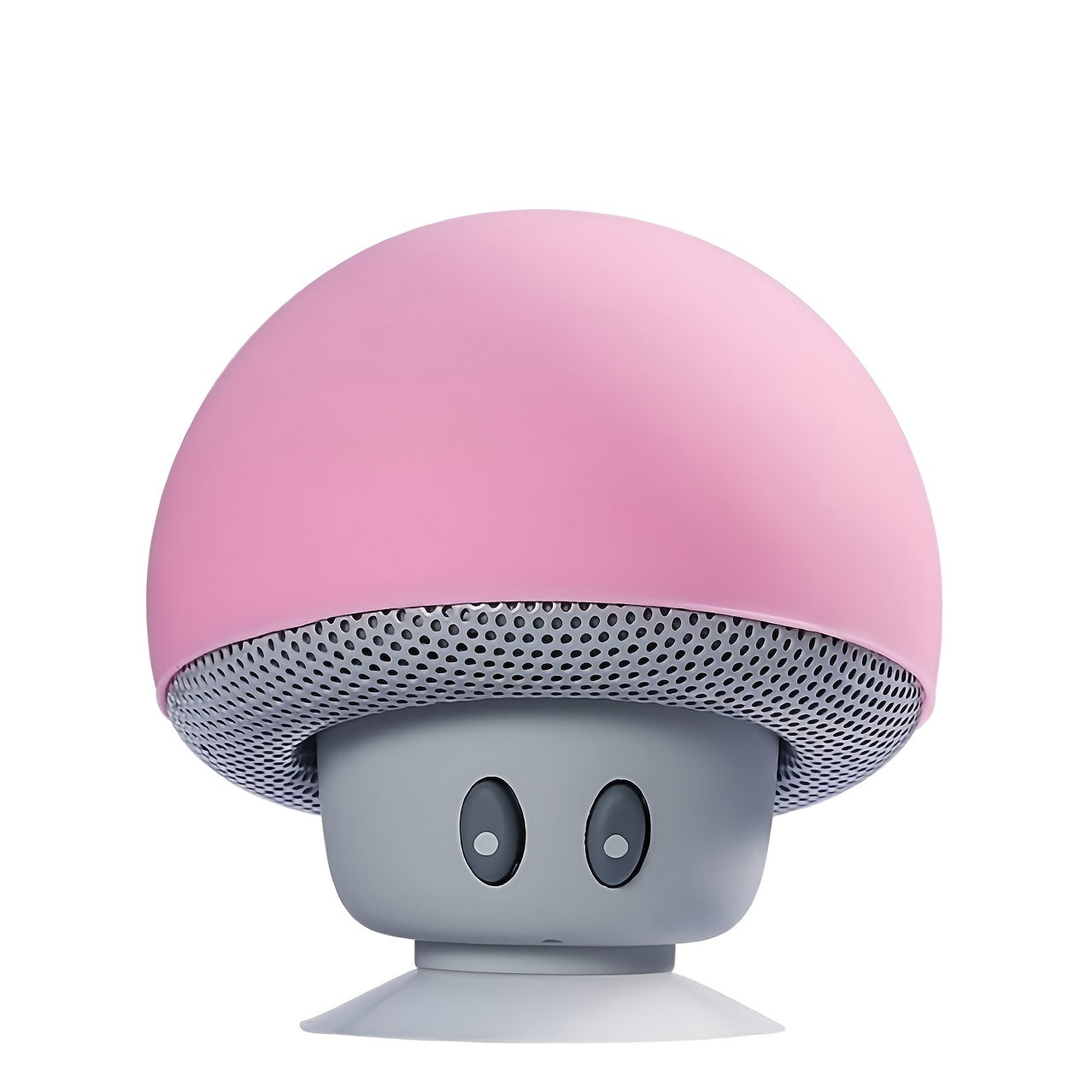 1pc Cute Little Mushroom Head Portable Wireless Speaker, Can Be Used As A Mobile Phone Stand, Small And Delicate And Fall-Proof, Suction Cup Suction Is Excellent, Mini Cartoon Mushroom Head Speaker Gift