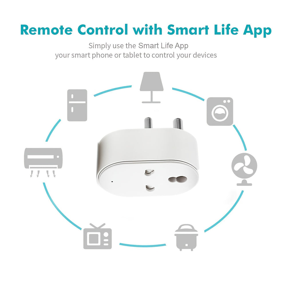 Rayswitch 2.4GHz WiFi Smart Plug, Compatible with Alexa, Google Assistant