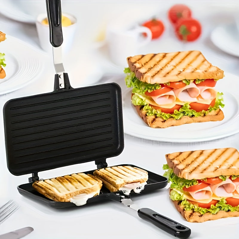 1pc Non-stick Double-Sided Frying Pan Sandwich