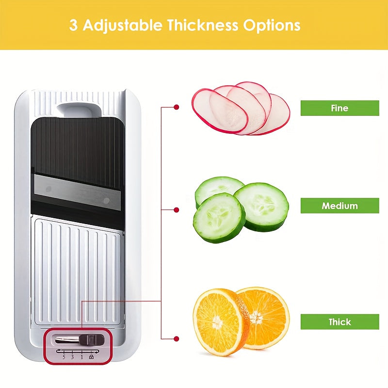 9-in-1 Multi-Functional Vegetable Slicer & Chopper Set