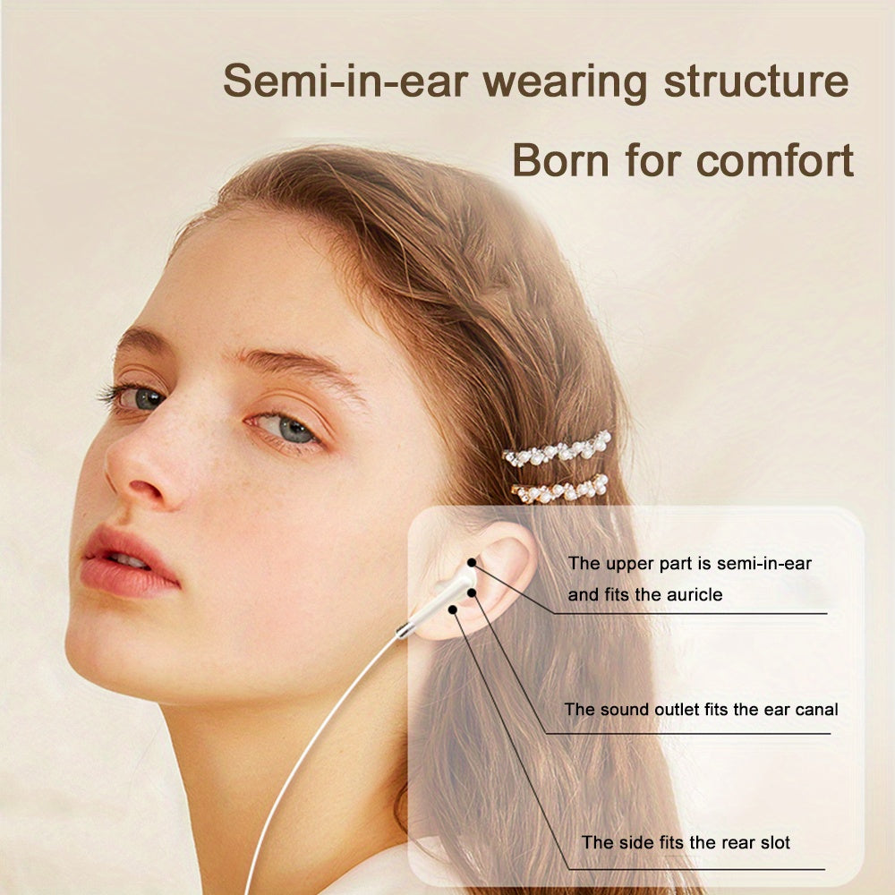 Samsung Wired Headphones, HiFi Surround Sound Noise Reduction, Type C 3.5mm Music Wired Earbuds, for 24 23 22 Ultra, Lightweight Tanglefree Wire, Highquality Audio, Immersive Sound Experience, Multimedia Audio