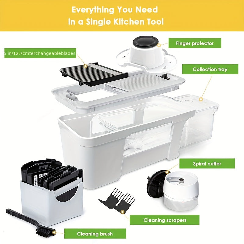 9-in-1 Multi-Functional Vegetable Slicer & Chopper Set