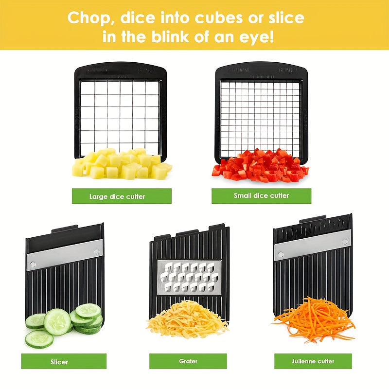 9-in-1 Multi-Functional Vegetable Slicer & Chopper Set