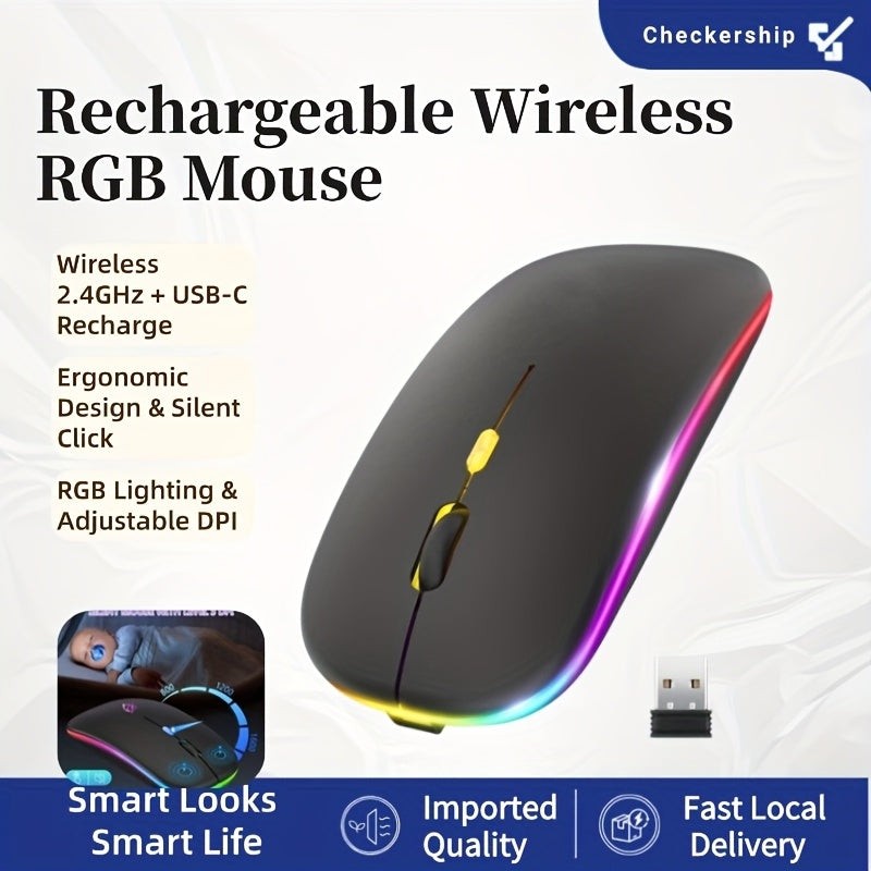 Wireless 2.4GHz Rechargeable Gaming Mouse