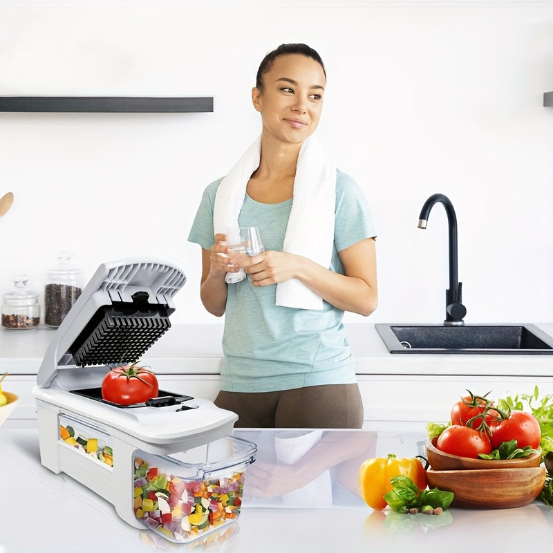 9-in-1 Multi-Functional Vegetable Slicer & Chopper Set