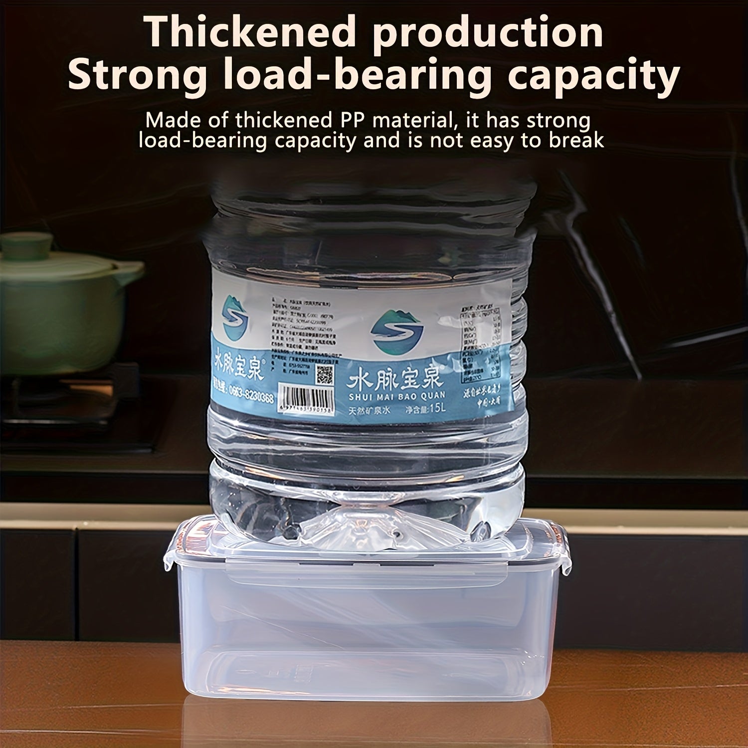 16/24/28/48pcs Transparent Kitchen Food Storage Container Set