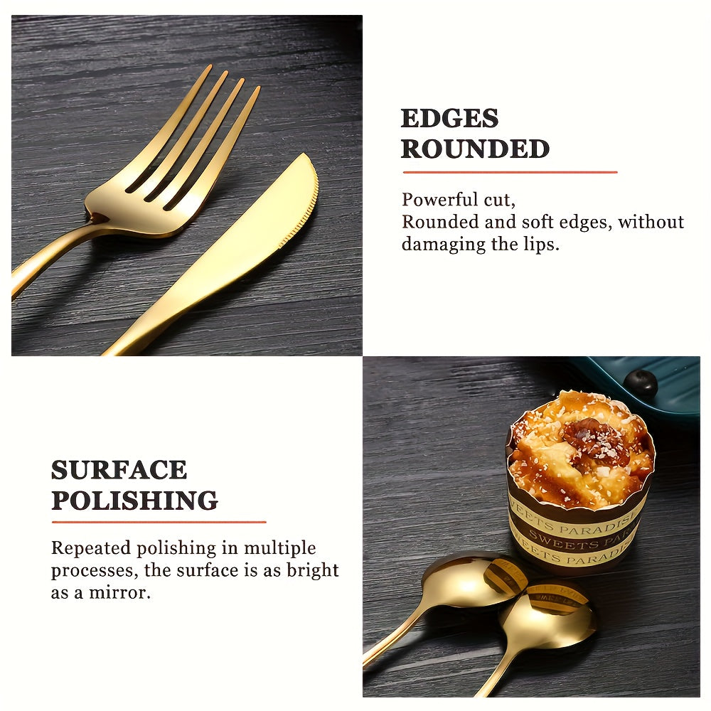 24pcs Stainless Steel Flatware set