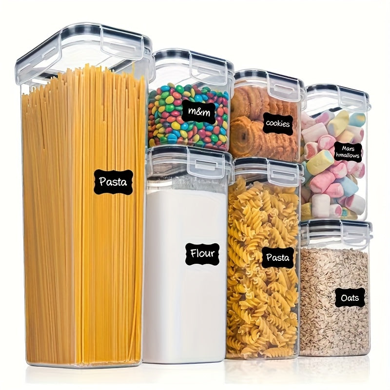 Airtight Food Storage Containers Set with Flip-Top Lids