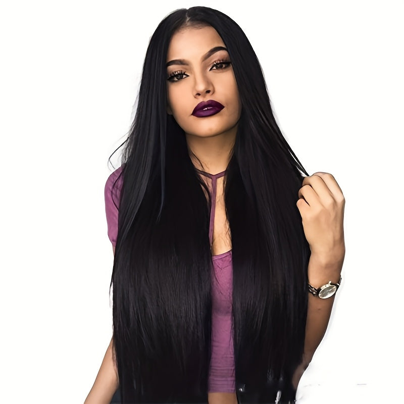69.85cm Long Straight Black Wig for Women