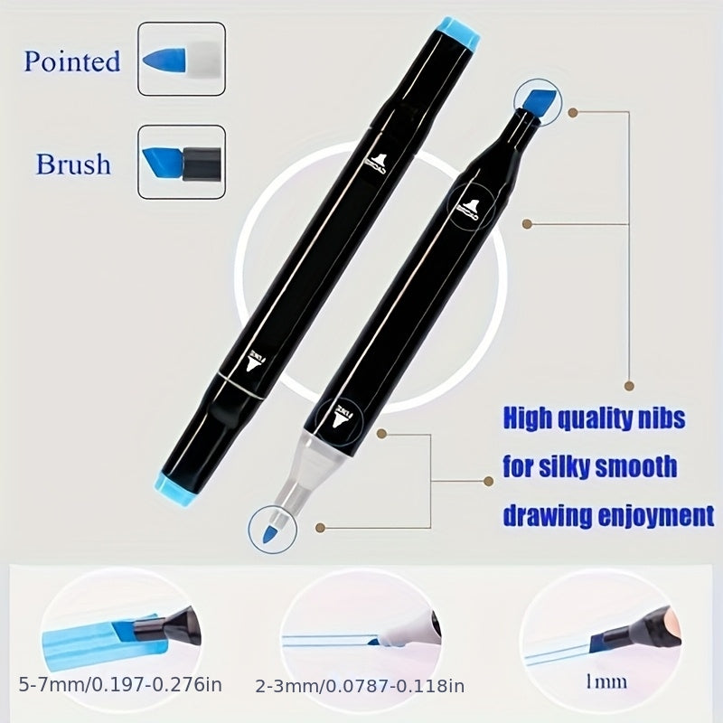 168pcs Color Marker Pen Set for Whiteboard Colouring