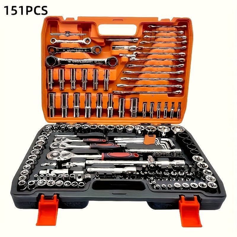 Ultimate 151/46pcs Set Of Automotive Machinery Tool Kit