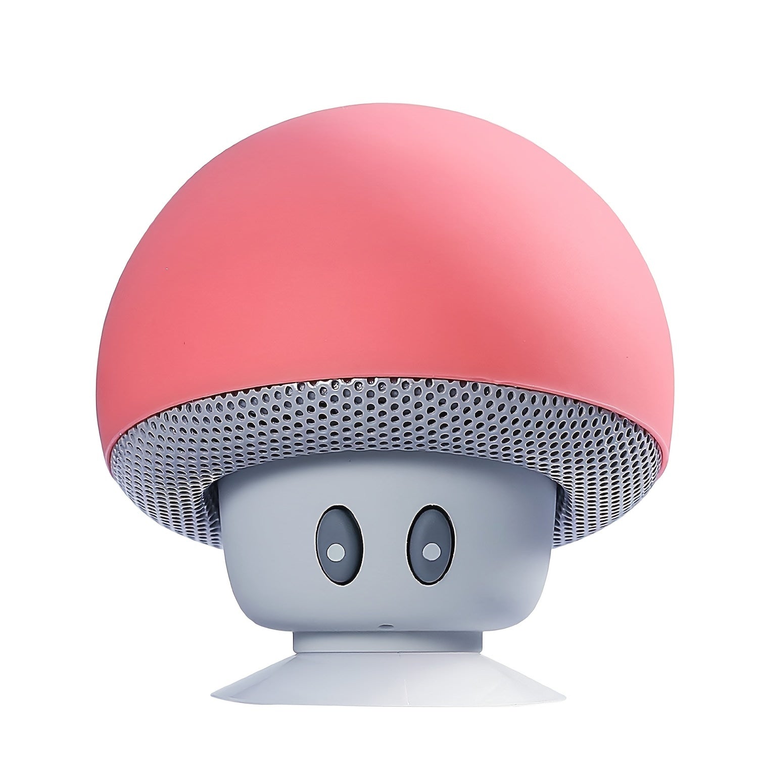1pc Cute Little Mushroom Head Portable Wireless Speaker, Can Be Used As A Mobile Phone Stand, Small And Delicate And Fall-Proof, Suction Cup Suction Is Excellent, Mini Cartoon Mushroom Head Speaker Gift
