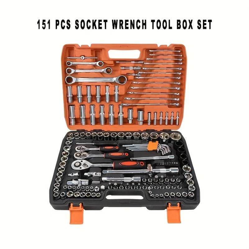 Ultimate 151/46pcs Set Of Automotive Machinery Tool Kit
