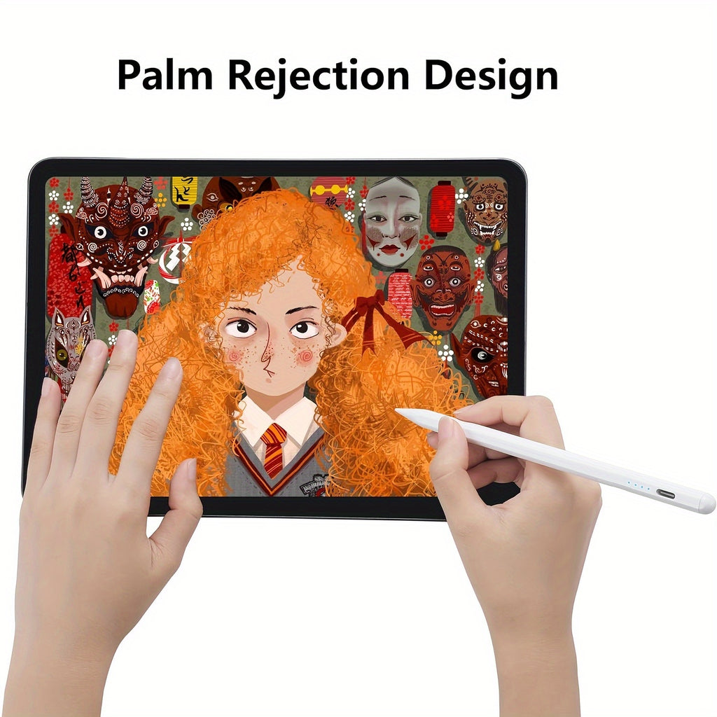 Compatible with iOS/Android, Microsoft Phones and Tablets - Fast Charging, High-Precision Sensitive Capacitive Stylus Pen for Apple Pencil. Works with iPad, iPhone, Samsung Galaxy, Kindle, and All Universal Touchscreen Device