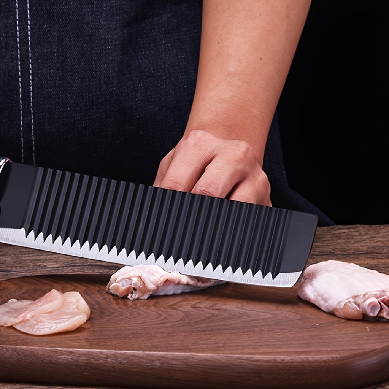 6pcs Non-Stick Coated Kitchen Knife Set Premium