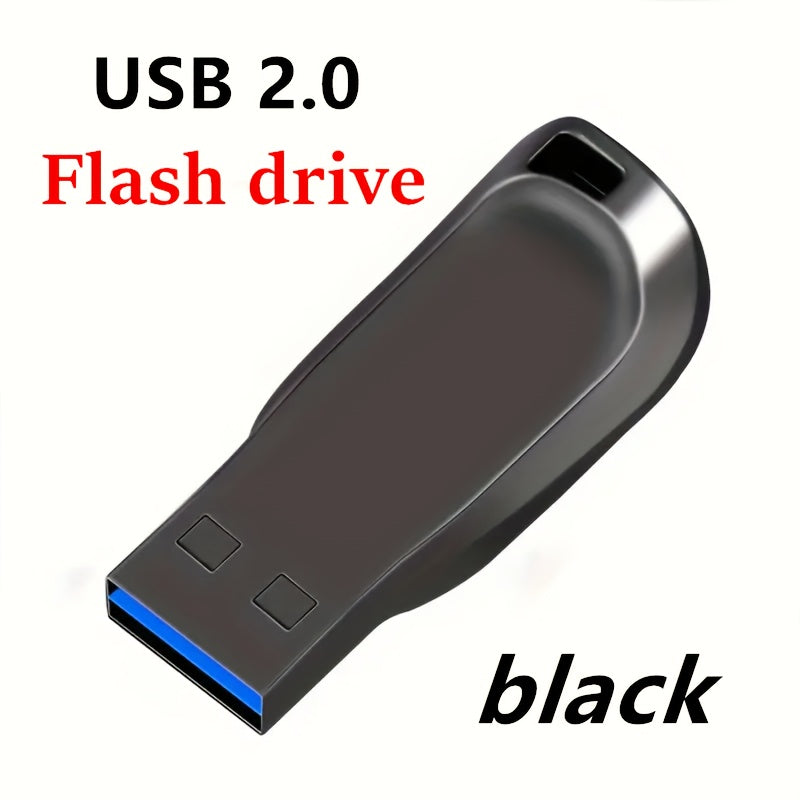 2025 New USB 2.0 High-Speed Flash Drive - 8GB/32GB/64GB/90GB/100GB/116GB/128GB Compact Portable Flash Drives with Metallic Design, Durable & Stylish for Laptop, Desktop, Phone, Tablet, Phone Storage, Sleek Metallic Finish, St