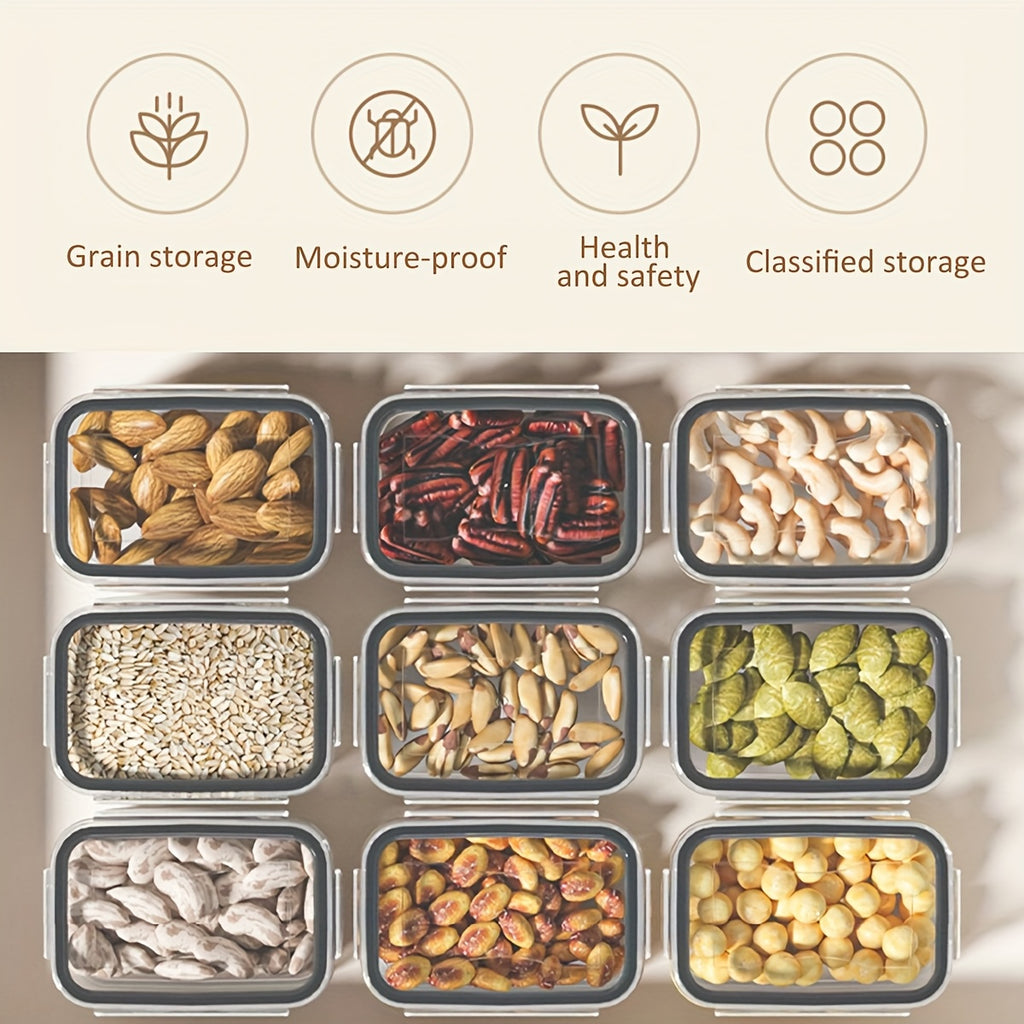 Airtight Food Storage Containers Set with Flip-Top Lids