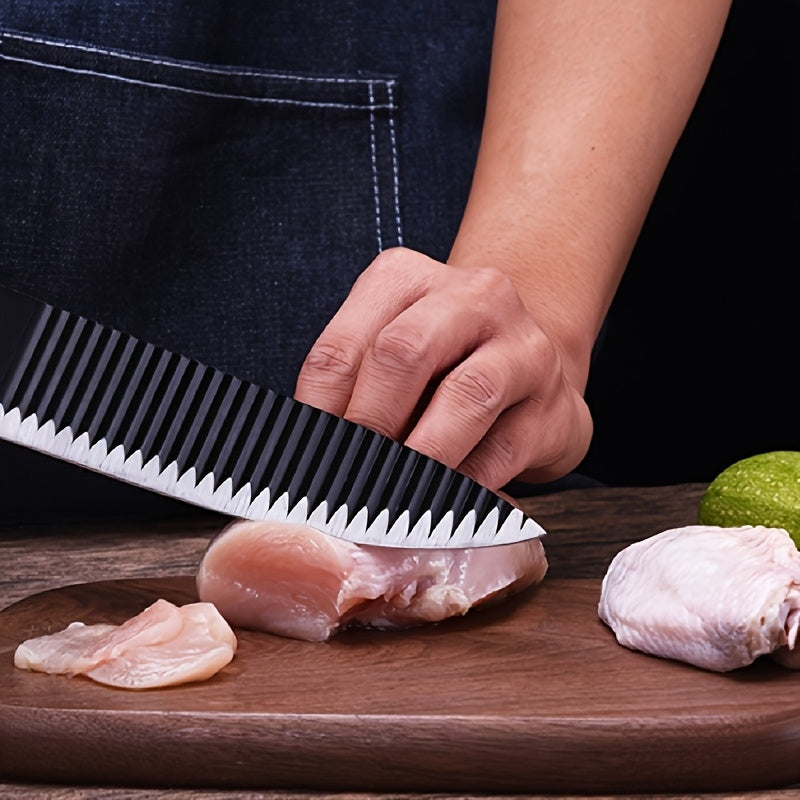 6pcs Non-Stick Coated Kitchen Knife Set Premium