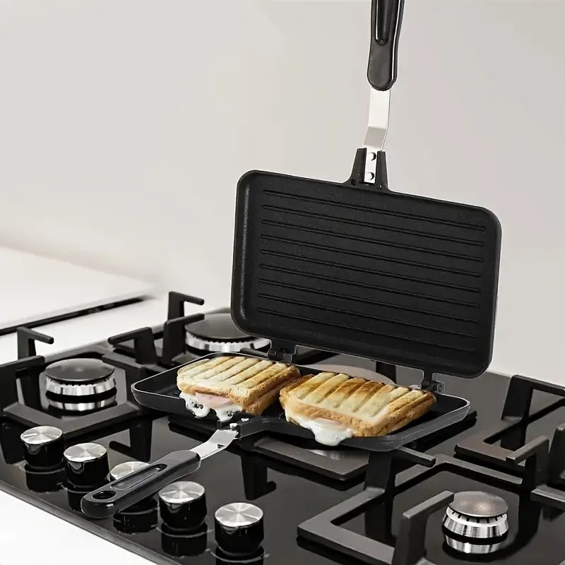 1pc Non-stick Double-Sided Frying Pan Sandwich