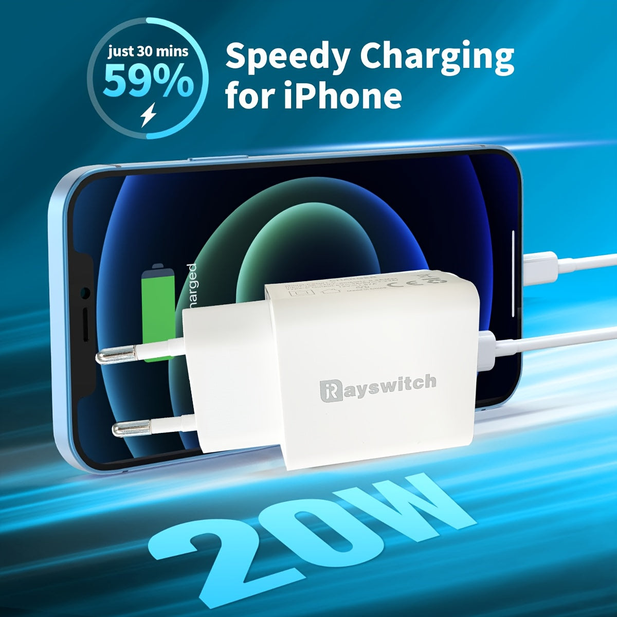 Rayswitch PD20W Smart Fast Charger