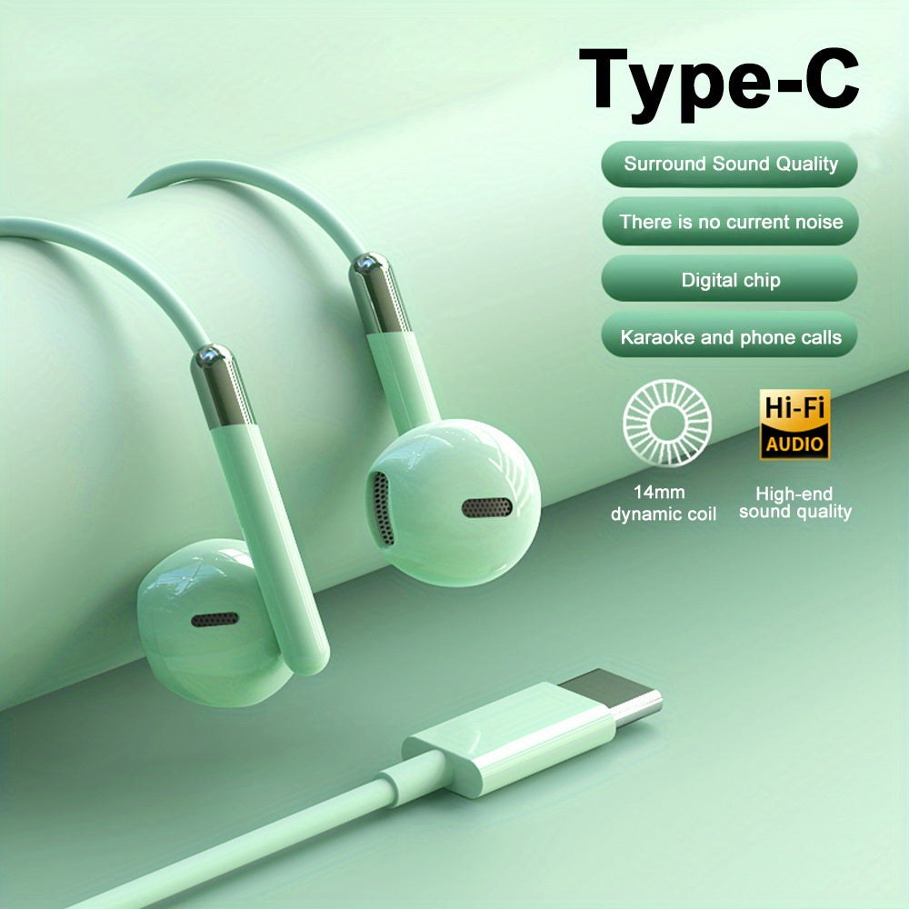 Samsung Wired Headphones, HiFi Surround Sound Noise Reduction, Type C 3.5mm Music Wired Earbuds, for 24 23 22 Ultra, Lightweight Tanglefree Wire, Highquality Audio, Immersive Sound Experience, Multimedia Audio