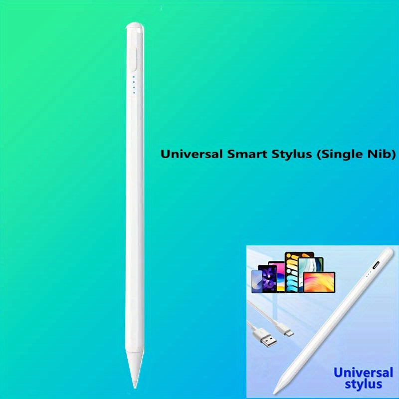 Compatible with iOS/Android, Microsoft Phones and Tablets - Fast Charging, High-Precision Sensitive Capacitive Stylus Pen for Apple Pencil. Works with iPad, iPhone, Samsung Galaxy, Kindle, and All Universal Touchscreen Device