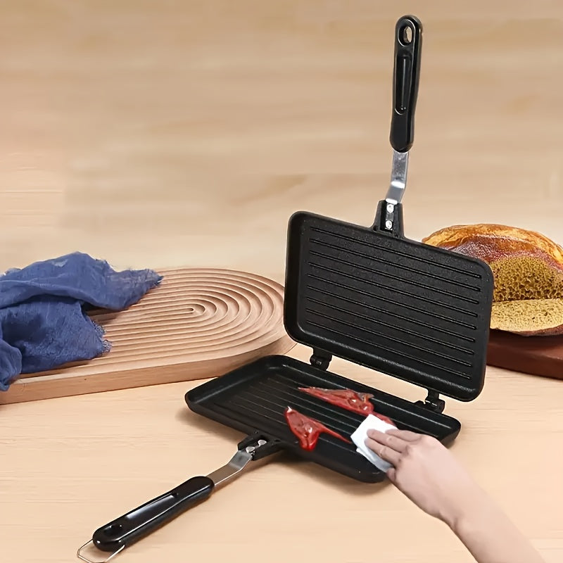 1pc Non-stick Double-Sided Frying Pan Sandwich