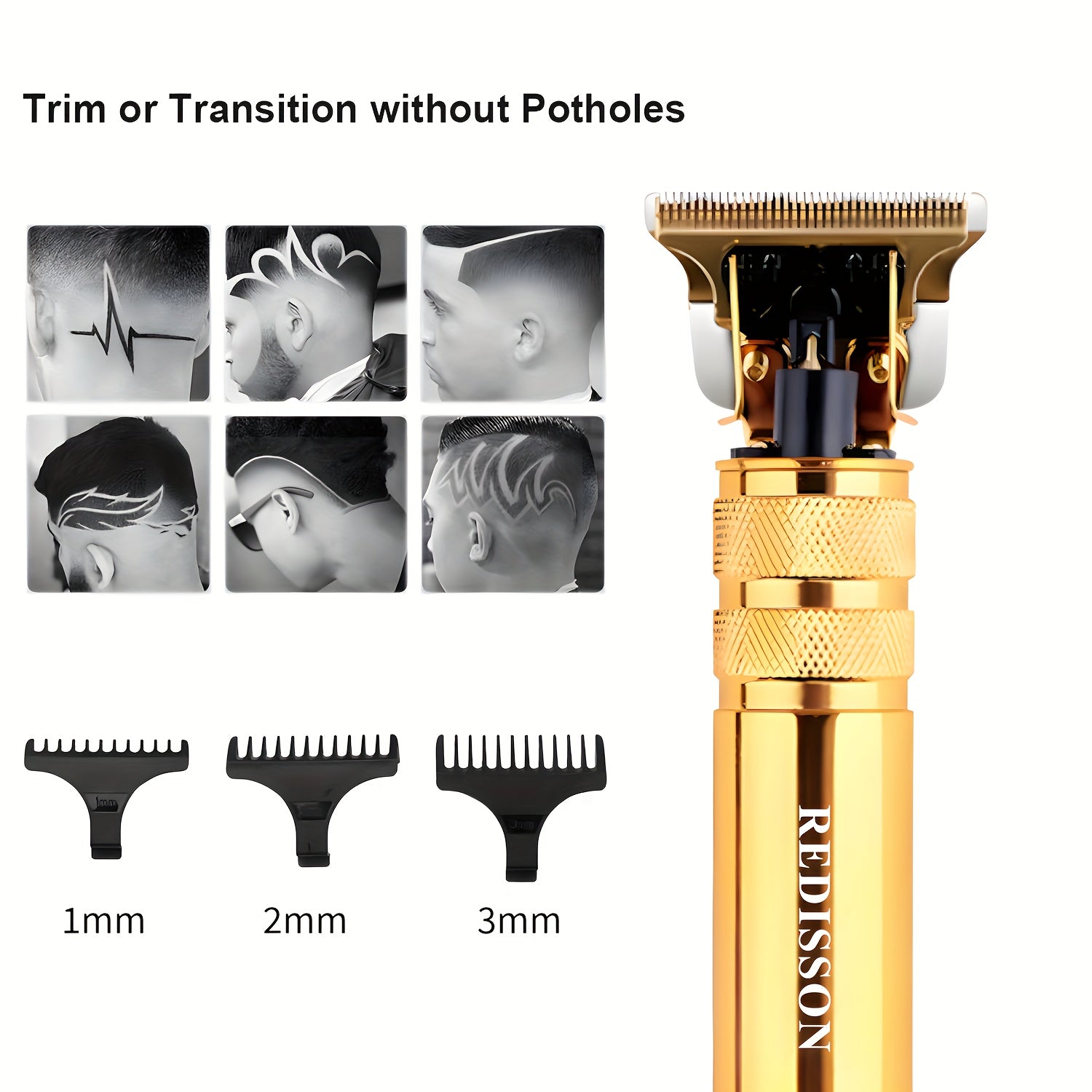 Hair Clippers for Men, Professional Hair Trimmer Cordless