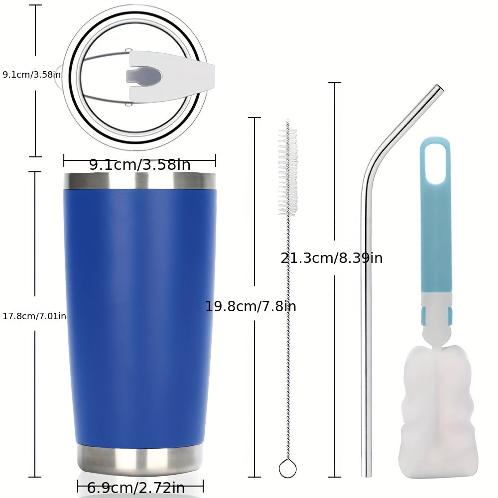 Portable Coffee Cup Travel Mug Leak-Proof 20oz/600ml Stainless Steel