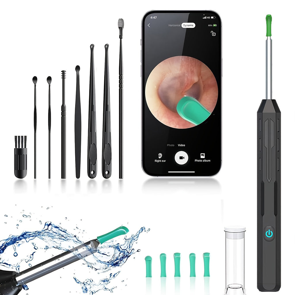 Smart Waterproof Ear Wax Removal Tool with Camera