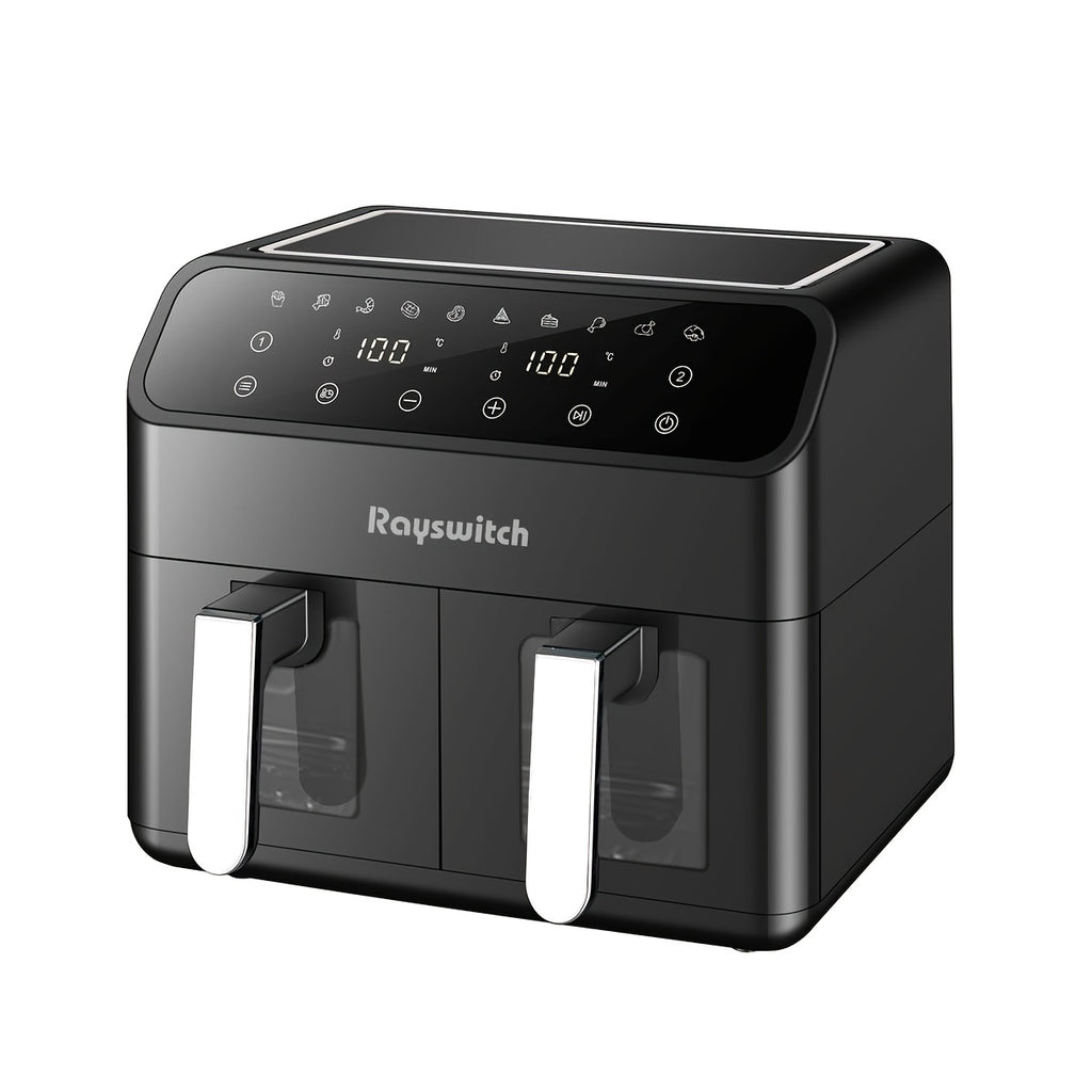 Rayswitch 9L Dual Air Fryer Oven with Auto Setting