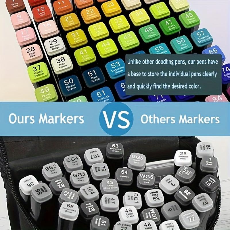 168pcs Color Marker Pen Set for Whiteboard Colouring