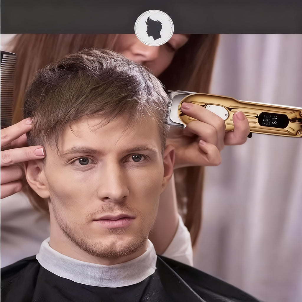 Professional Heavy-Duty Men's Electric Hair Clipper