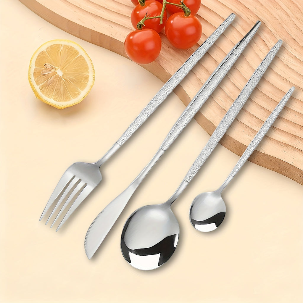 24pcs Stainless Steel Flatware set