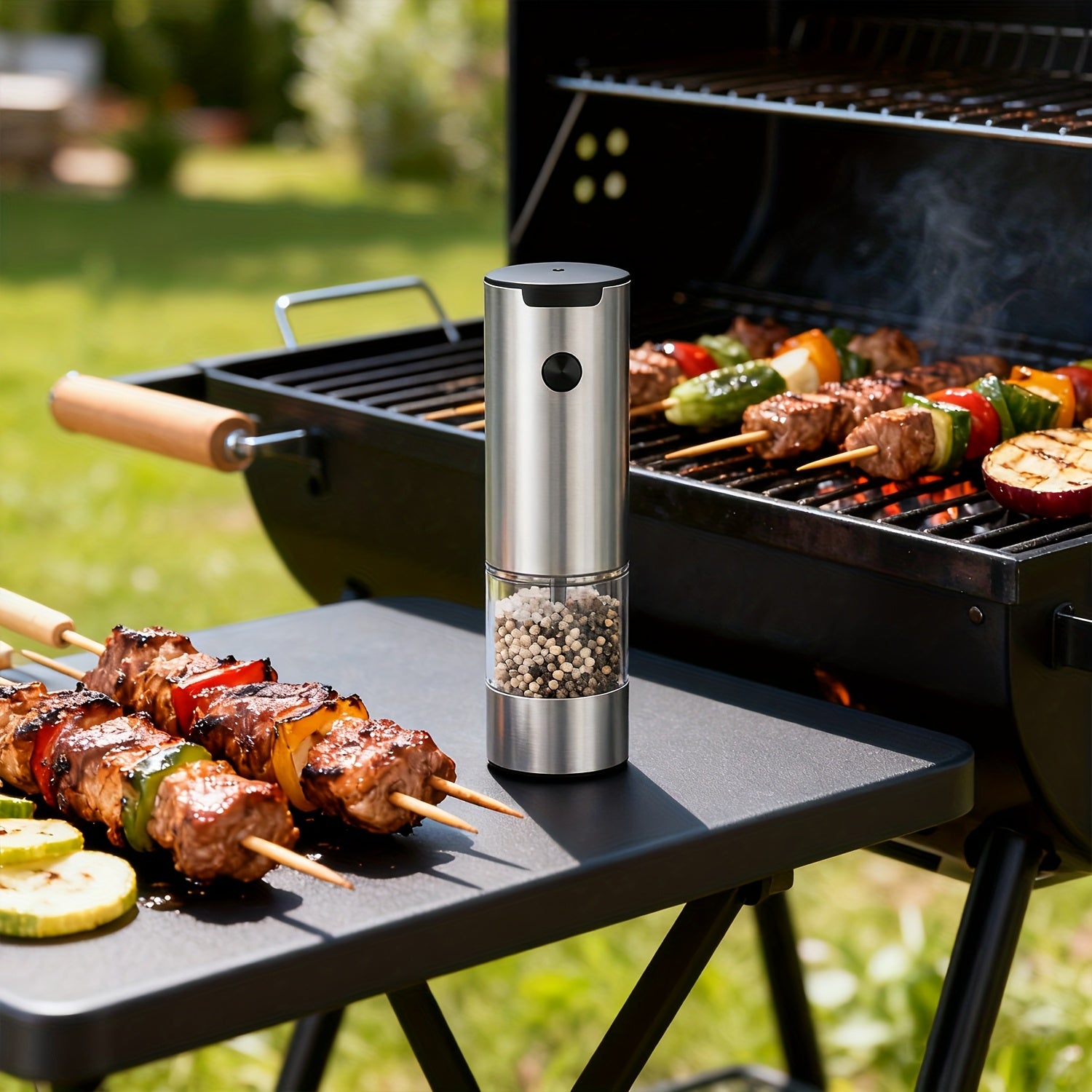 Electric Salt and Pepper Grinder Set - Automatic