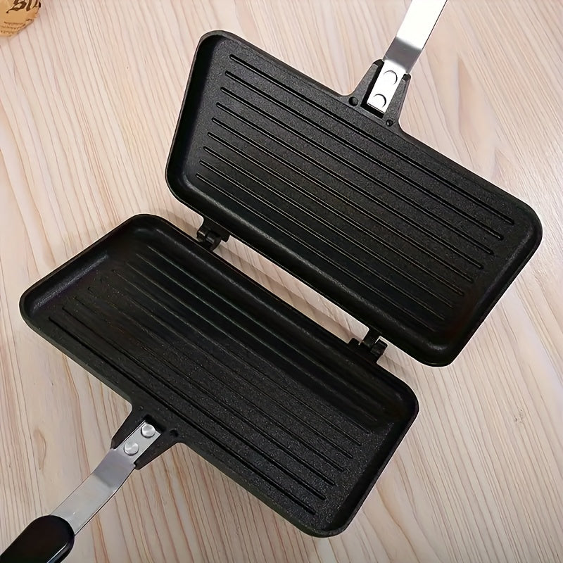 1pc Non-stick Double-Sided Frying Pan Sandwich