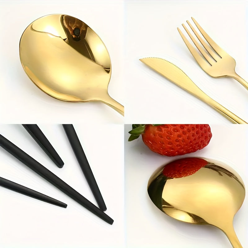 24pcs Stainless Steel Flatware set