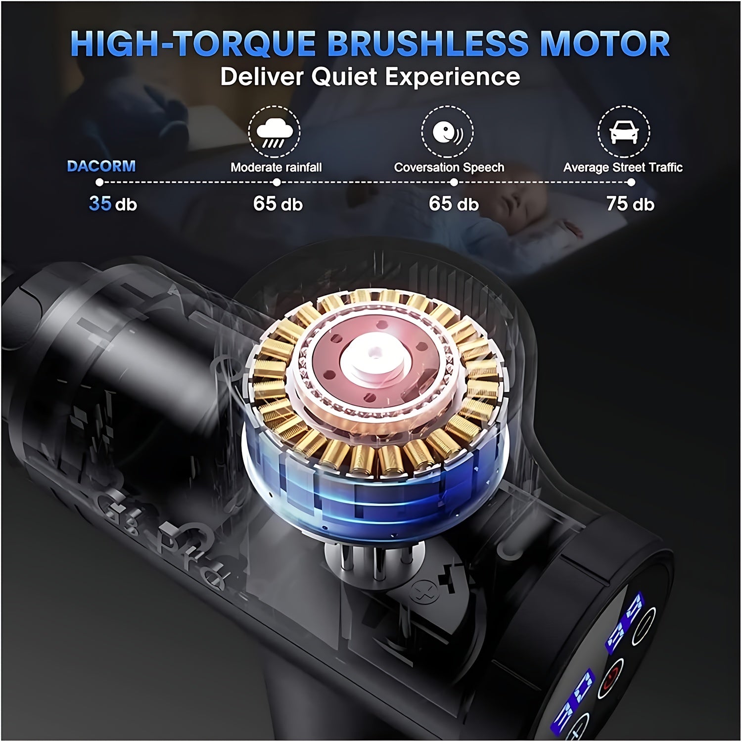 Fascial Massage Gun Electric Percussion