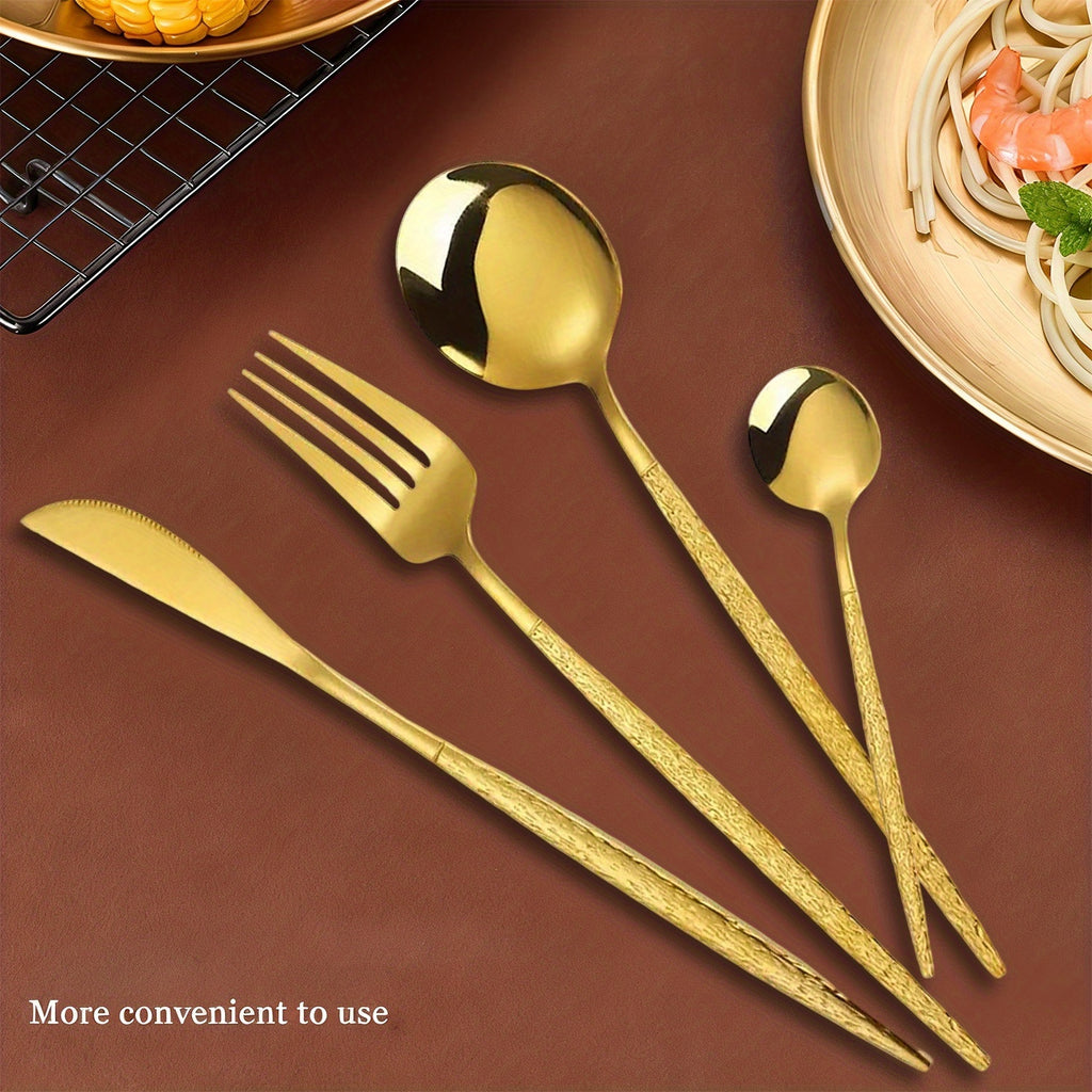 24pcs Stainless Steel Flatware set