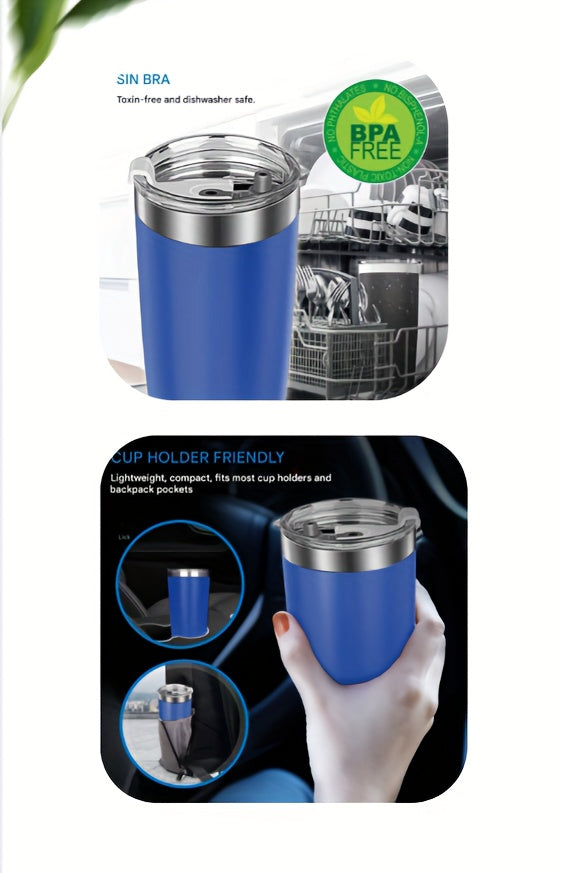 Portable Coffee Cup Travel Mug Leak-Proof 20oz/600ml Stainless Steel