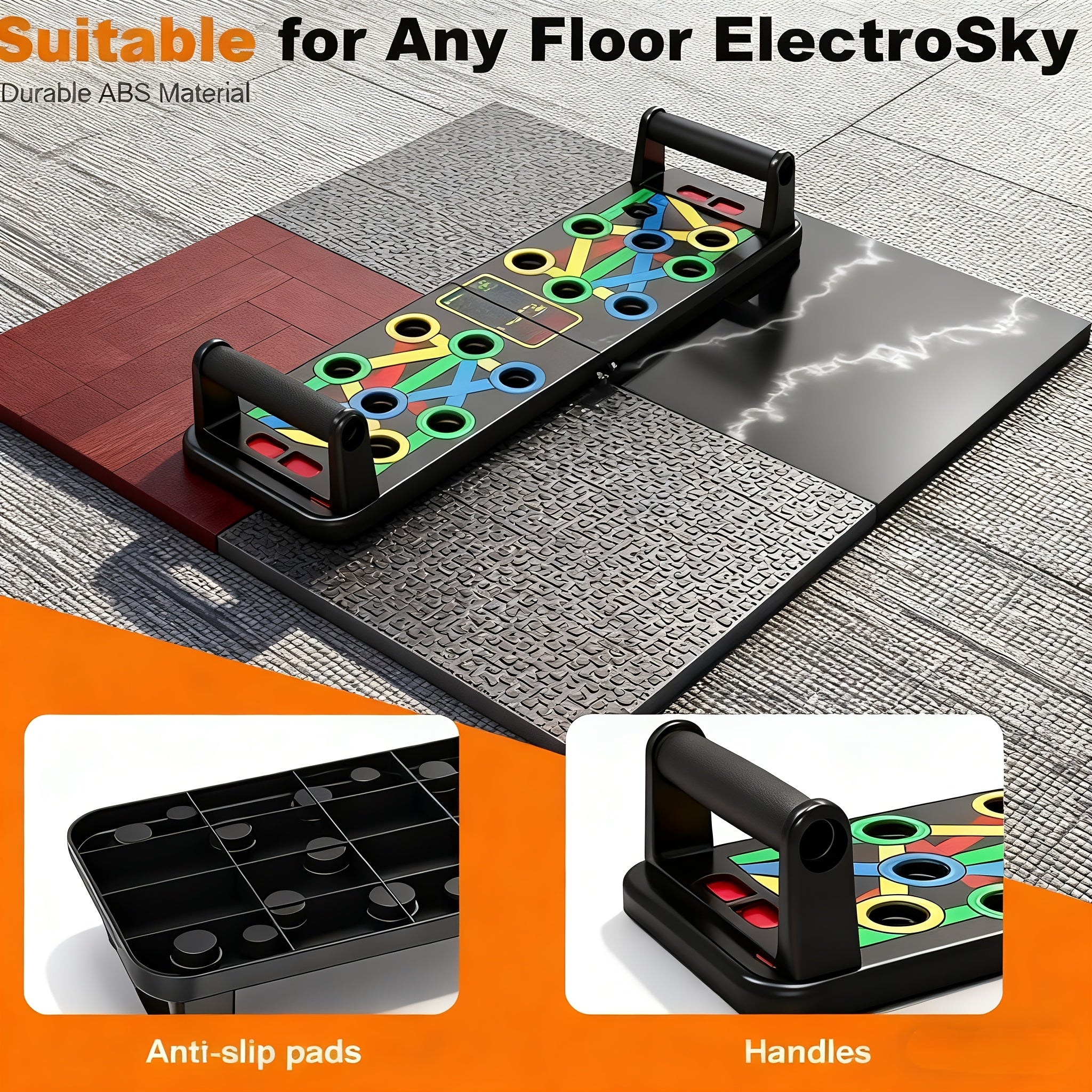 1 Foldable PushUp Stands Board