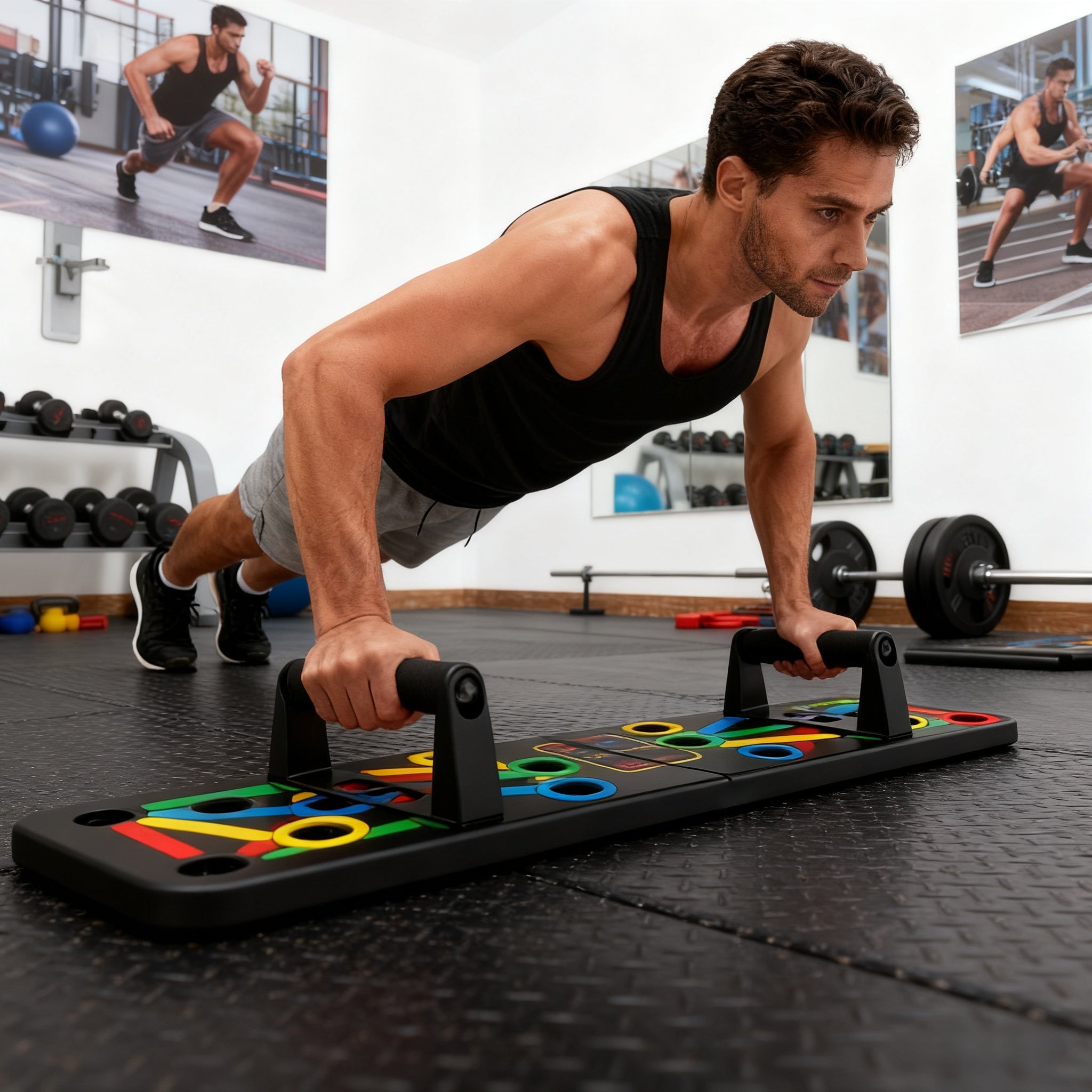 1 Foldable PushUp Stands Board