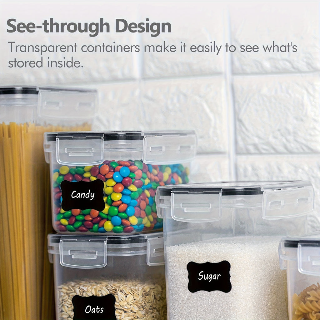Airtight Food Storage Containers Set with Flip-Top Lids